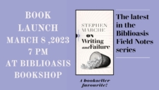 On Writing and Failure: Windsor Book Launch! @ Biblioasis Bookshop | Windsor | Ontario | Canada
