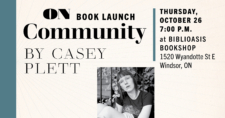 On Community: Windsor Launch @ Biblioasis Bookshop