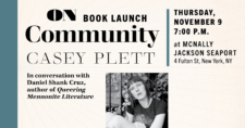 On Community: New York Launch @ McNally Jackson Seaport | New York | New York | United States